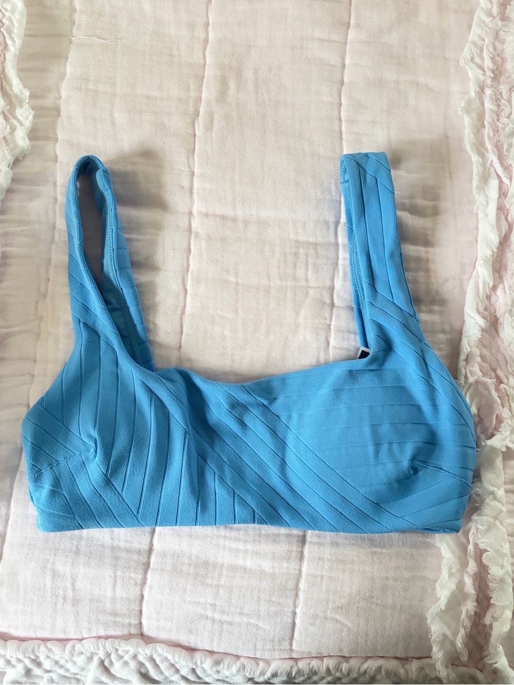 Aerie Ribbed bikini top